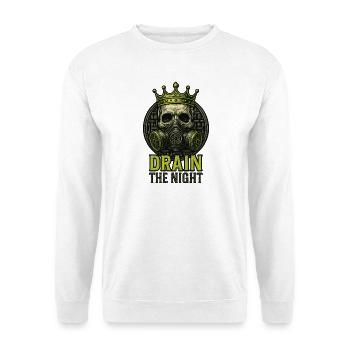 Underground - Skeleton King - Drain the night - Unisex Sweatshirt - white - Front