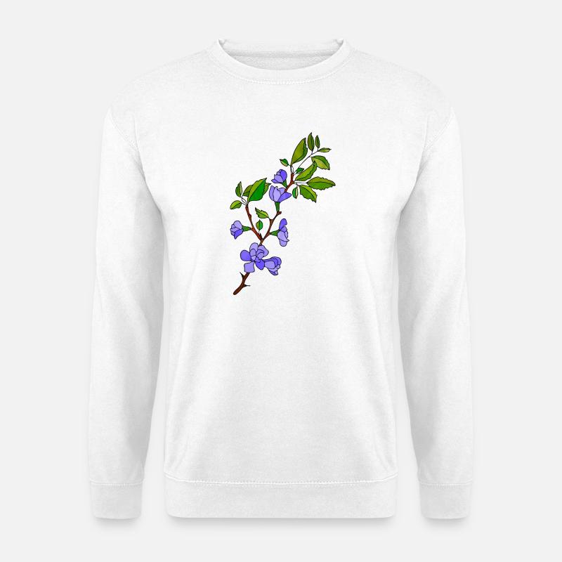 Blumen - Unisex Pullover - Weiß