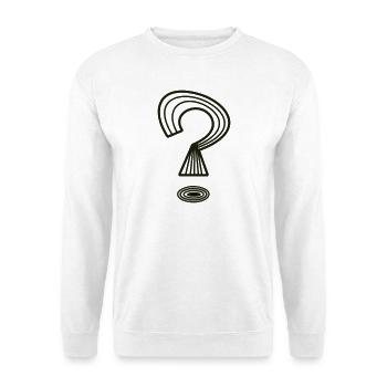 Fragezeichen von Cean - Unisex Pullover - Weiß - Vorne