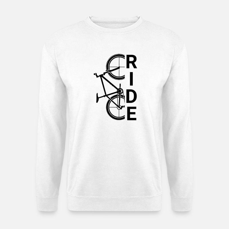 Ride Bike - Unisex Pullover - Weiß