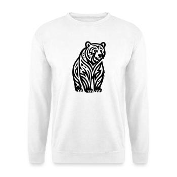 Just a Black Bear #2 / JustN-imal - Unisex Sweatshirt - white - Front