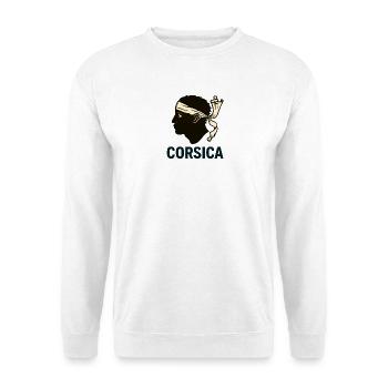 Corsica Moor's Head - Unisex Pullover - Weiß - Vorne