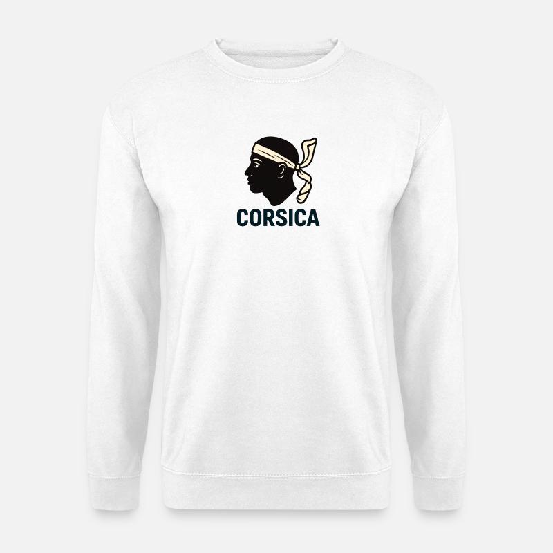 Modernes Korsika - Unisex Pullover - Weiß