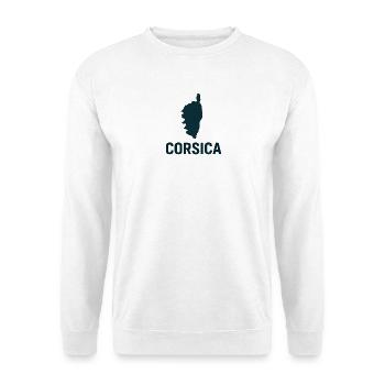 Corse / Korsika - Unisex Pullover - Weiß - Vorne