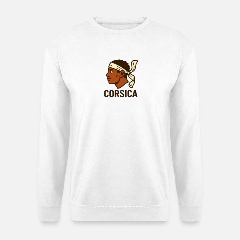 Korsika - Unisex Pullover - Weiß