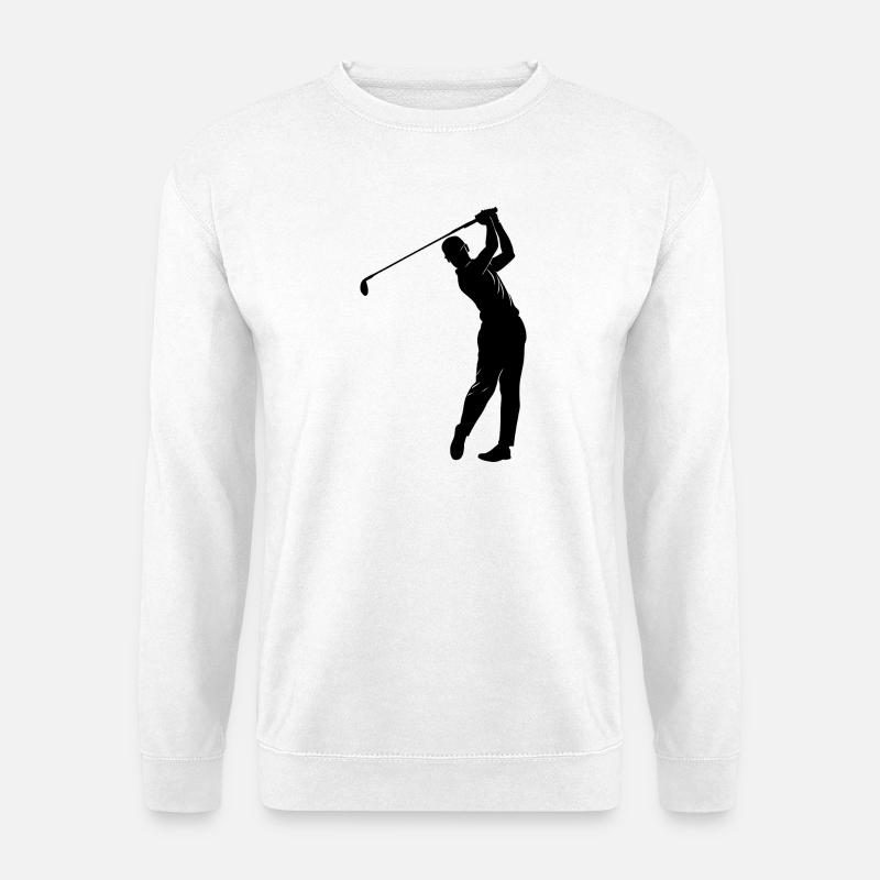 Golfspieler - Unisex Pullover - Weiß