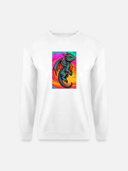 dragon - Unisex Sweatshirt - white