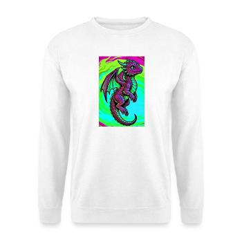 dragon - Unisex Sweatshirt - white - Front