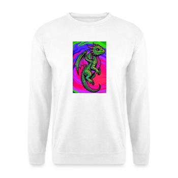dragon - Unisex Sweatshirt - white - Front