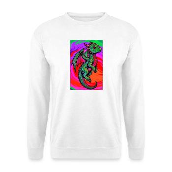 dragon - Unisex Sweatshirt - white - Front
