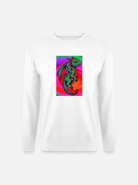 dragon - Unisex Sweatshirt - white