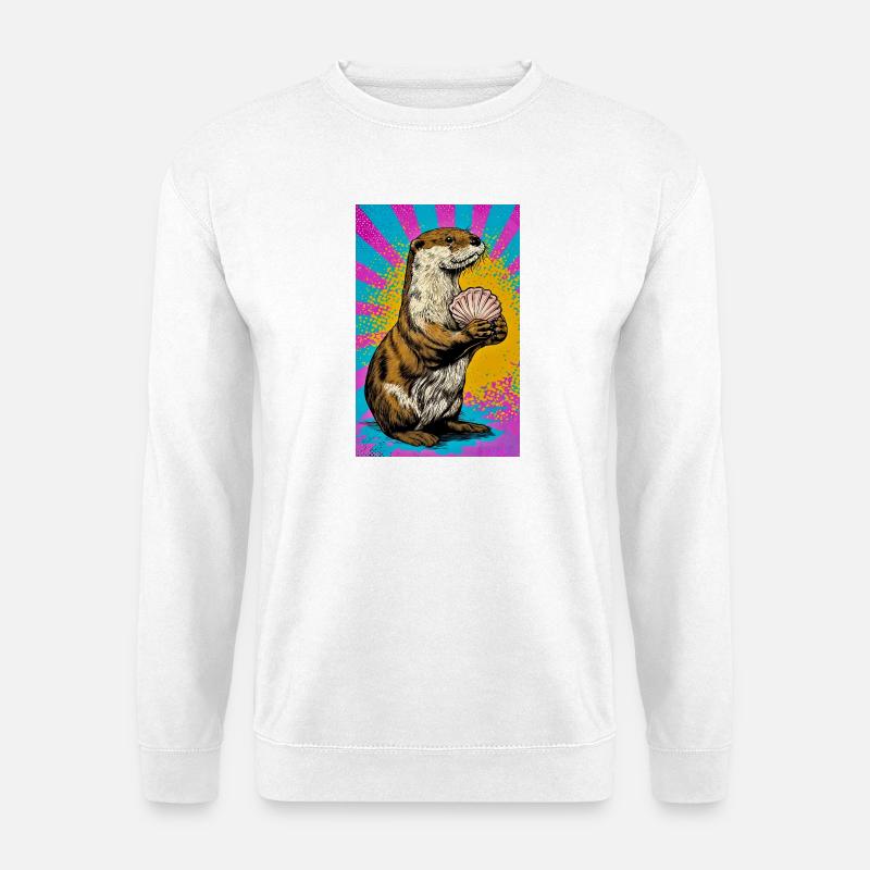 Otter - Unisex Pullover - Weiß