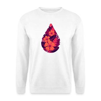Flora Fire Leaves - Unisex Sweatshirt - white - Front