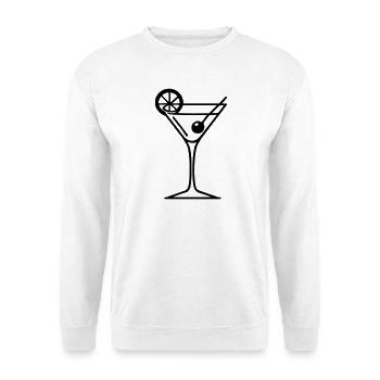 Cocktail - Unisex Pullover - Weiß - Vorne