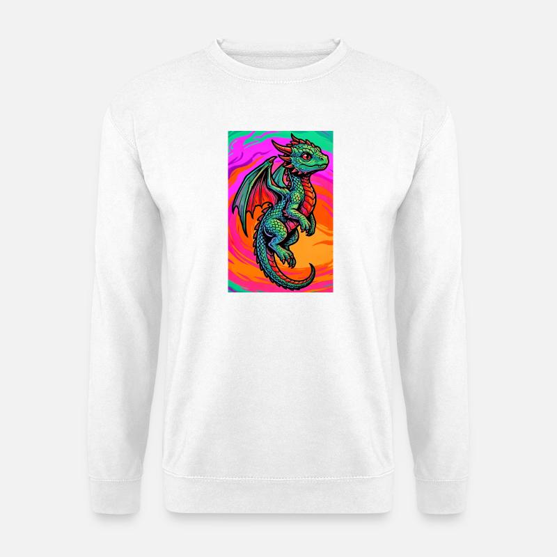 dragon - Unisex Sweatshirt - white