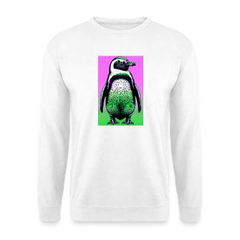penguin - Unisex Sweatshirt - white - Front