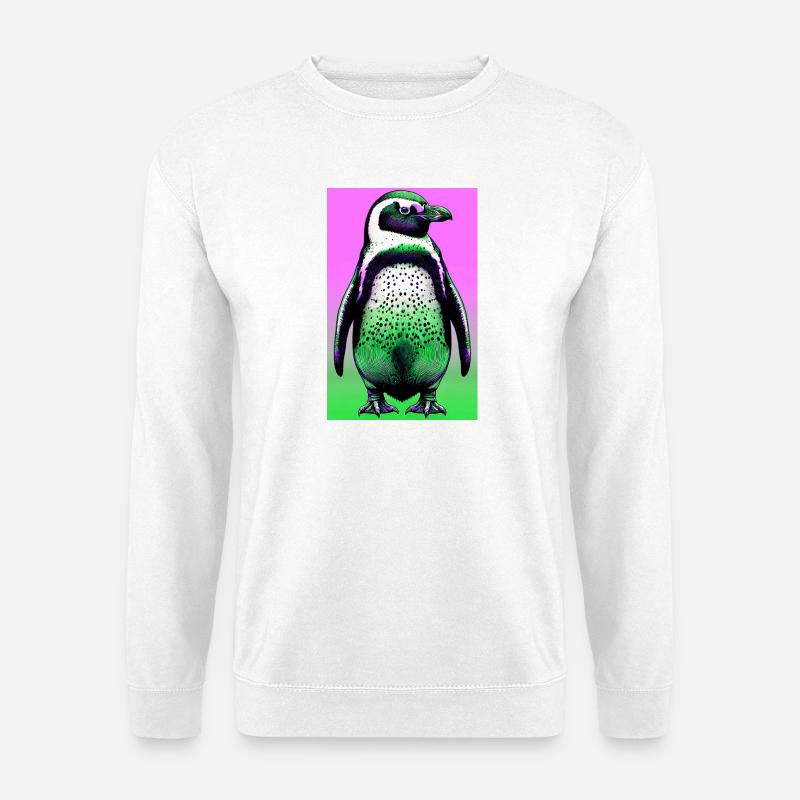 penguin - Unisex Sweatshirt - white