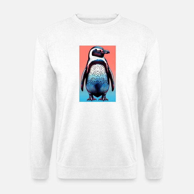 penguin - Unisex Sweatshirt - white