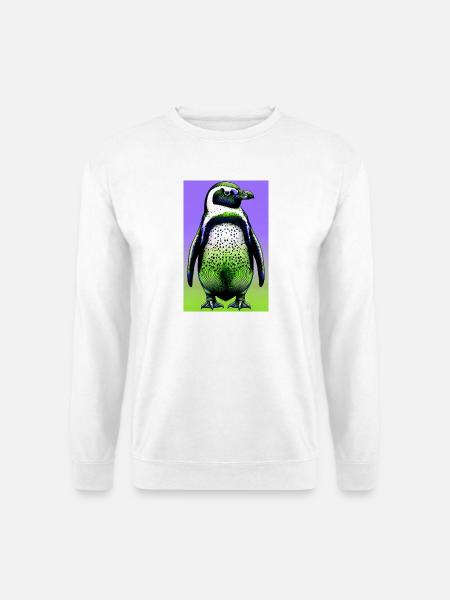 penguin - Unisex Sweatshirt - white