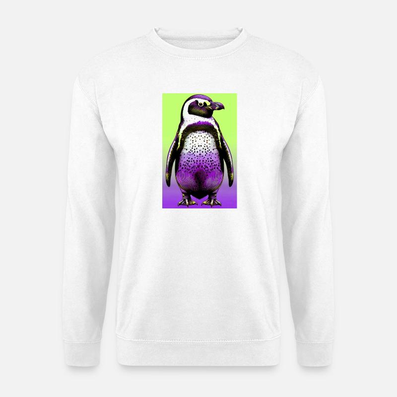 Pinguin - Unisex Pullover - Weiß