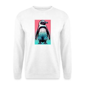 pingouin - Sweat-shirt Unisexe - blanc - Devant