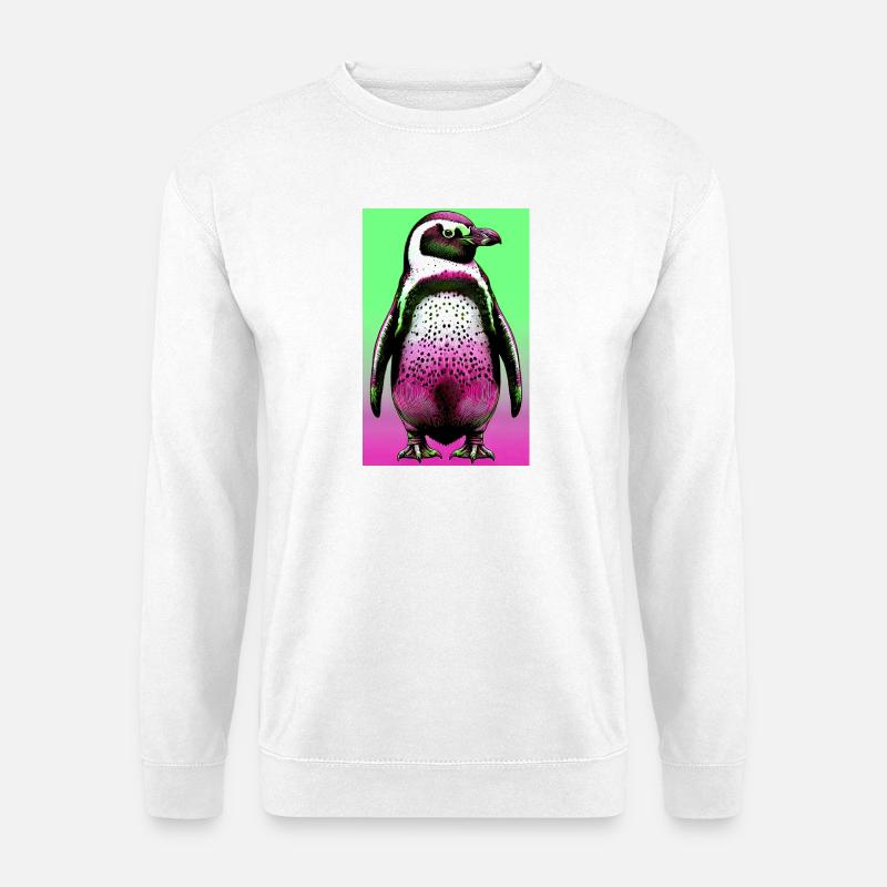 Pinguin - Unisex Pullover - Weiß