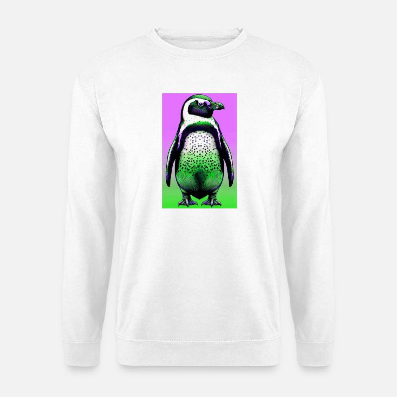 penguin - Unisex Sweatshirt - white