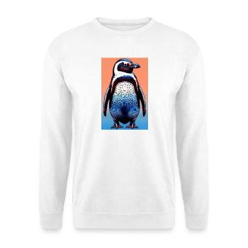penguin - Unisex Sweatshirt - white - Front