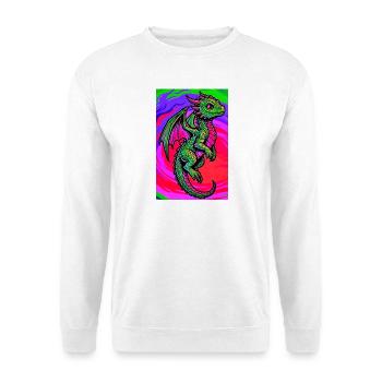 dragon - Unisex Sweatshirt - white - Front