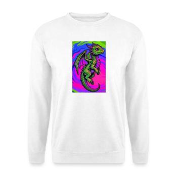 dragon - Unisex Sweatshirt - white - Front