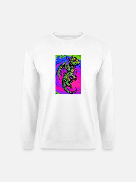 dragon - Unisex Sweatshirt - white
