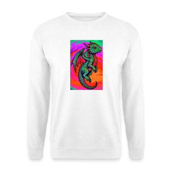 dragon - Unisex Sweatshirt - white - Front