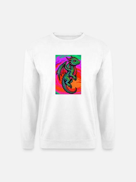 dragon - Unisex Sweatshirt - white
