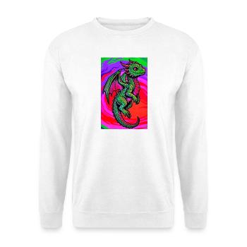 dragon - Unisex Sweatshirt - white - Front