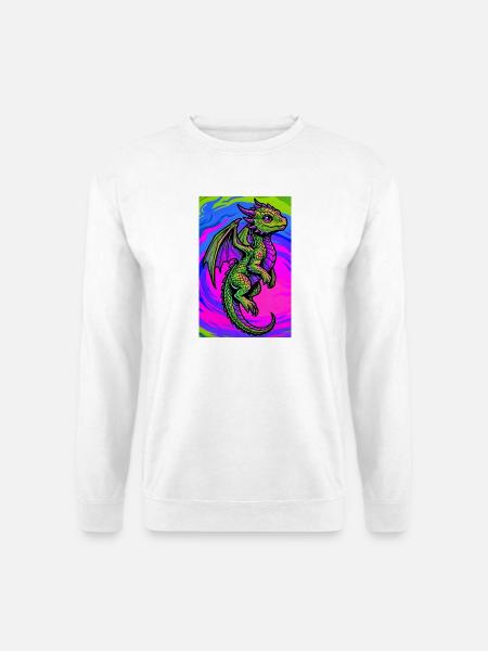 dragon - Unisex Sweatshirt - white