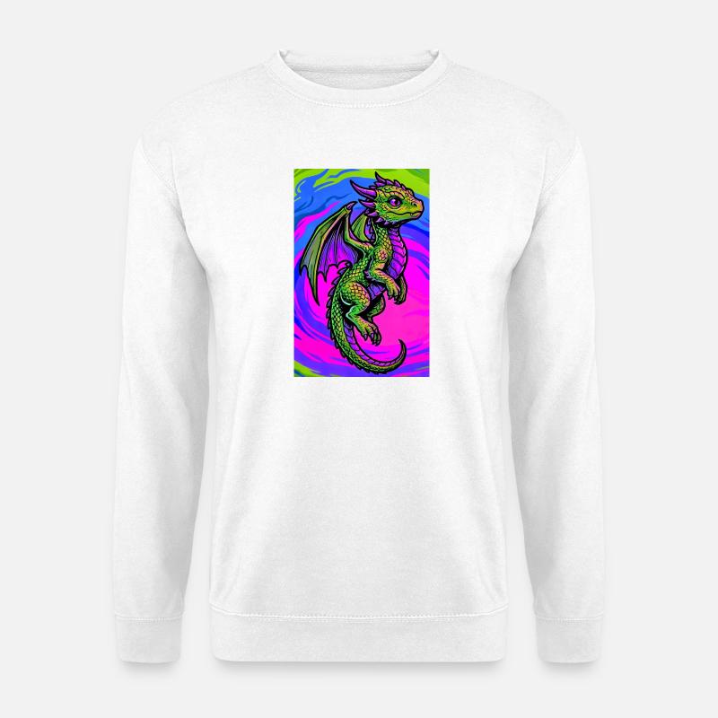 dragon - Unisex Sweatshirt - white