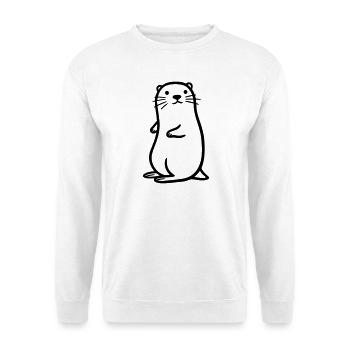 Otter - Unisex Pullover - Weiß - Vorne