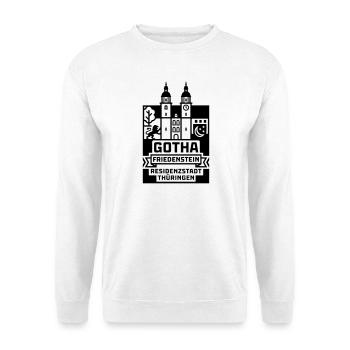 Gotha Friedenstein Residenzstadt Thüringen - Unisex Pullover - Weiß - Vorne