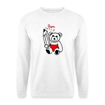 Einschulung - Unisex Pullover - Weiß - Vorne
