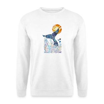 coda_balena2 - Unisex Pullover - Weiß - Vorne