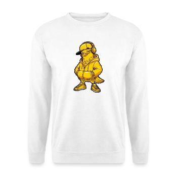 Taube Music Hip Hop - Unisex Sweatshirt - white - Front