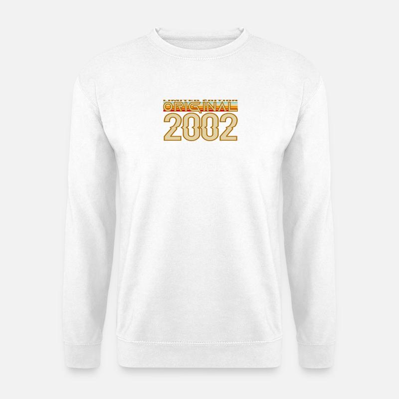Original 2002 Retro Logo - Sweat-shirt Unisexe - blanc