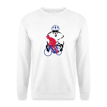 Rennrad - Unisex Sweatshirt - white - Front