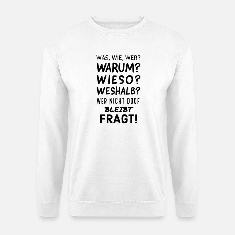 Abstrakter Farbverlauf mit geometrischen Formen - Unisex Pullover - Weiß