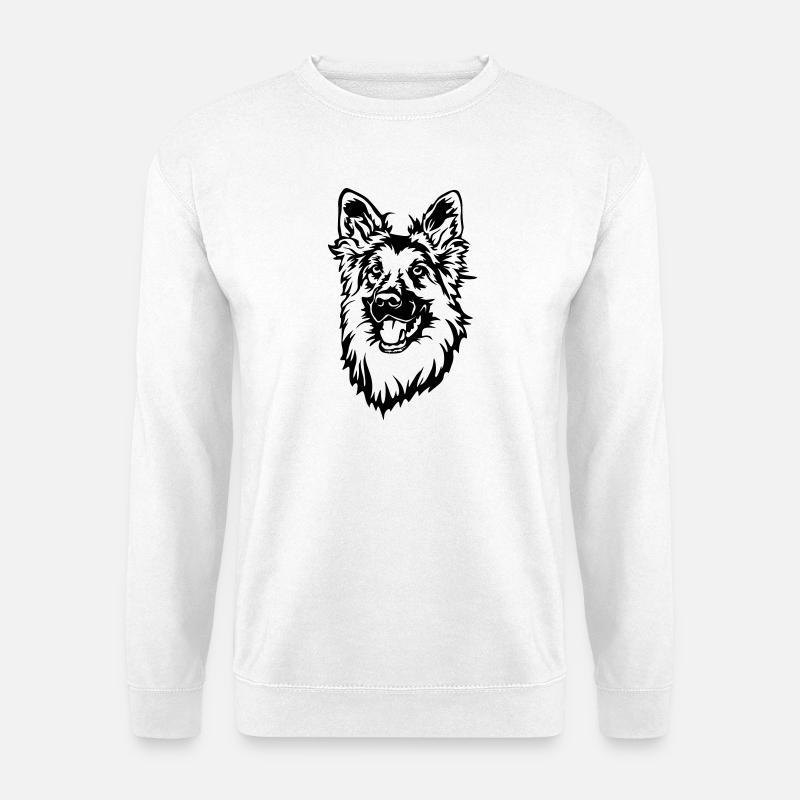 Deutscher Schäferhund - Unisex Pullover - Weiß