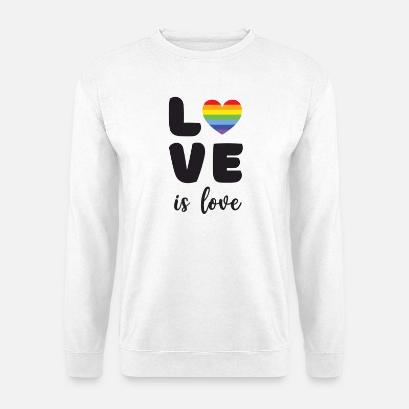 Pride Month - Liebe ist Liebe - Unisex Pullover - Weiß