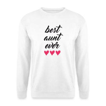 Best Aunt Ever - Unisex Sweatshirt - white - Front