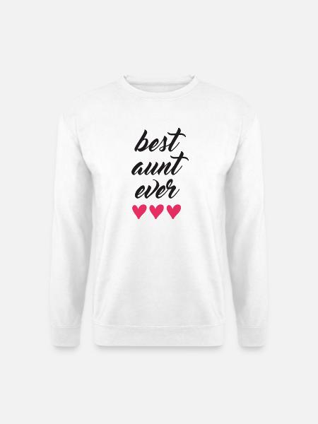 Best Aunt Ever - Unisex Sweatshirt - white