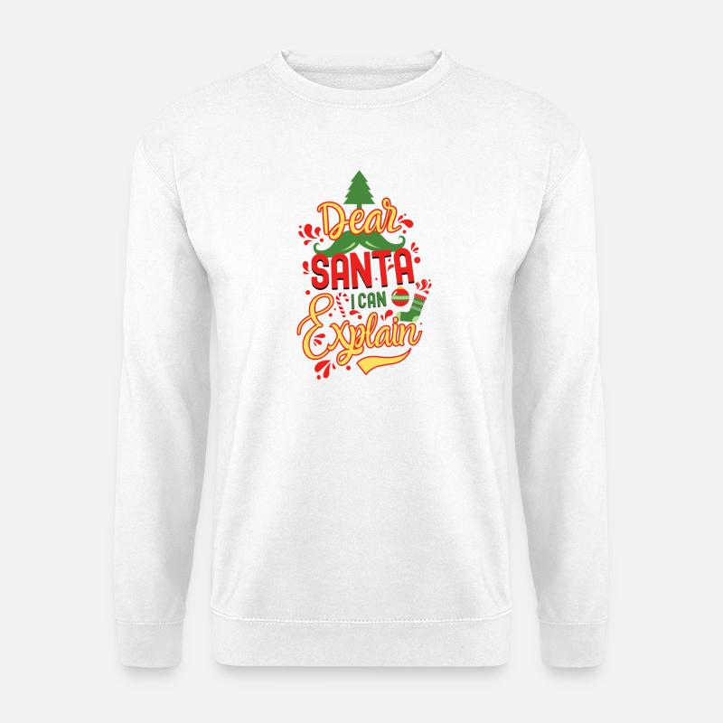 Dear Santa - Unisex Pullover - Weiß