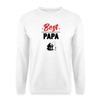Best Papa - Unisex Sweatshirt - white - Front